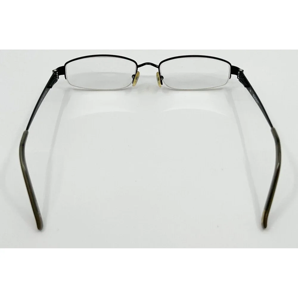 Gant Eyeglasses Womens Black Semi Rimless Rhinestone GW ELIN SBLK 52-17-130